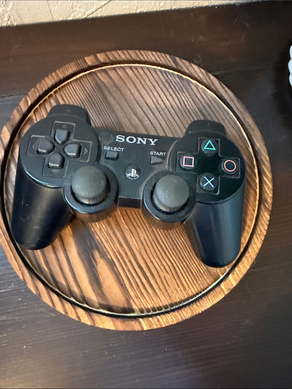 Sony Black Wireless Dual Analog Game Controller with Iconic Face Buttons